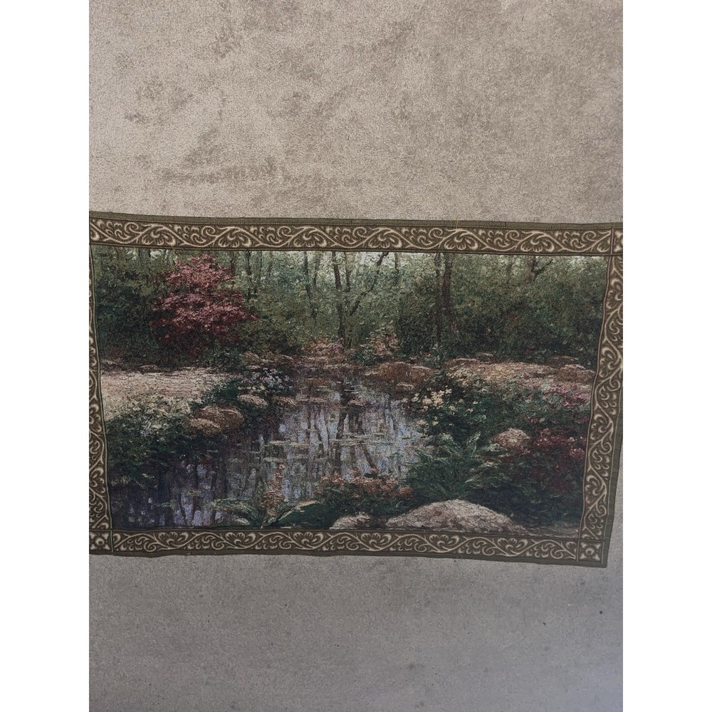 Mohawk Home Tapestry "Ardsely Woods" By Charles Ghan Listed (54'x38')